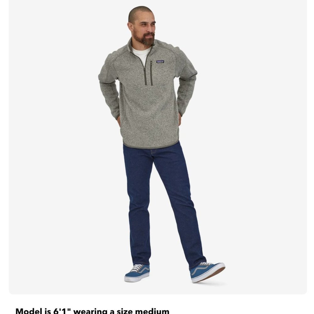 SOLD - Patagonia Winter Men's Better Sweater® 1/4-Zip Fleece Pullover Size M
